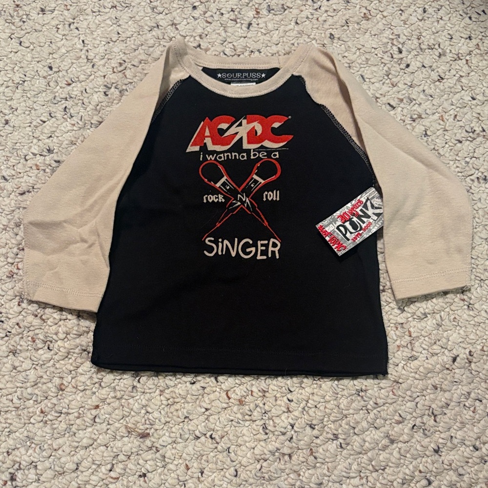 Sourpuss Baby AC/DC Rock 'n' Roll Shirt